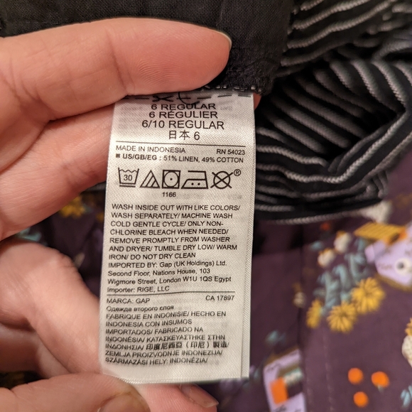 Black and White Striped Women's Shorts - Picture 4 of 8